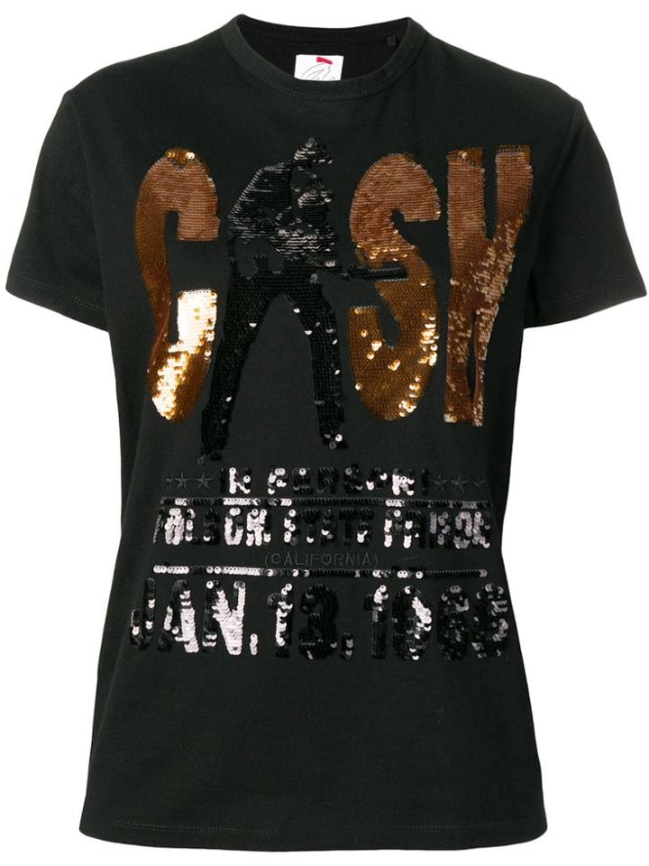 Ultràchic Elvis Sequined T-shirt - Black