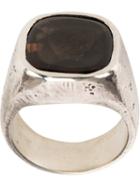 Tobias Wistisen Stone Embellished Ring, Adult Unisex, Size: 64, Metallic