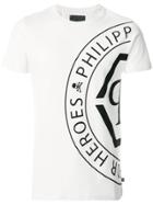 Philipp Plein Branded T-shirt - White