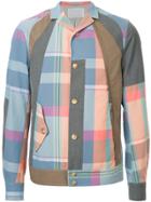 Kolor Checked Button Jacket - Multicolour