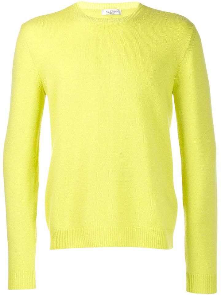 Valentino Knit Cashmere Jumper - Yellow