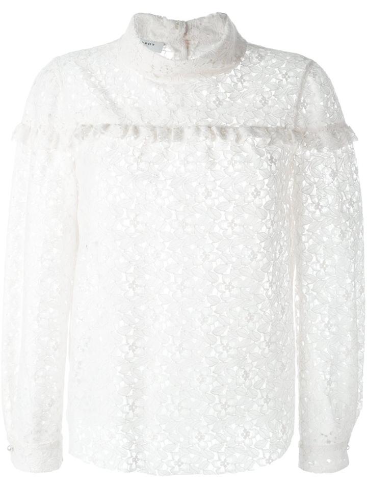 Philosophy Di Lorenzo Serafini Macramé Blouse