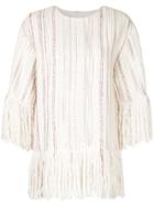 Max Mara Studio Pleated Top - Nude & Neutrals