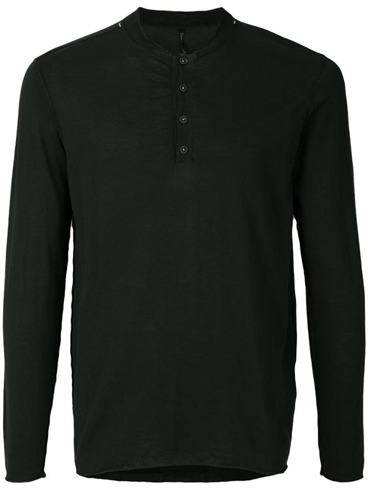 Transit Henley Sweater - Black