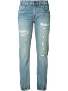 Levi's Distressed High-rise Jeans - Blue