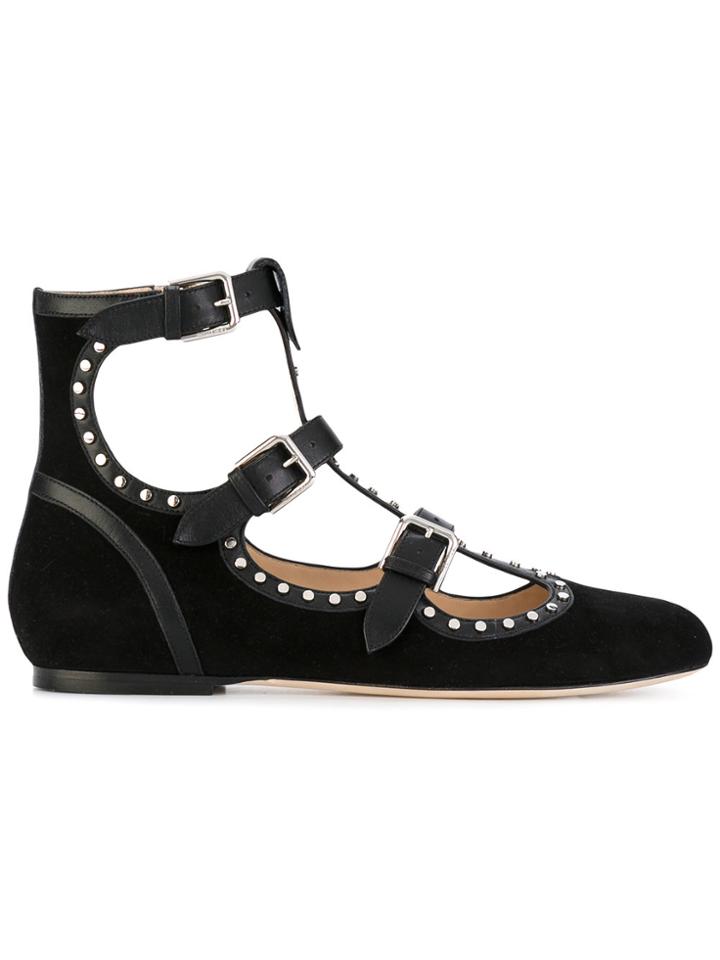 Jimmy Choo Hartley Flat Pumps - Black