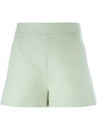 Valentino Tailored Shorts, Women's, Size: 40, Green, Silk/virgin Wool