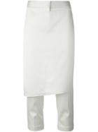 3.1 Phillip Lim Apron Trousers, Women's, Size: 6, White, Acetate/polyester