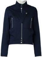 Courrèges Zipped Jacket, Women's, Size: 40, Blue, Cotton