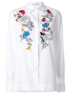 Ermanno Scervino Floral Embroidered Shirt - White
