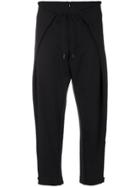 Y-3 Trousers With Tie Waist - Black
