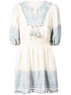 Zimmermann Lace-embroidered Flared Dress - White