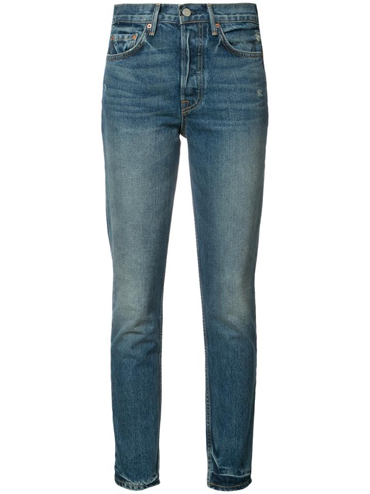 Grlfrnd Karolina Cropped Jeans - Blue