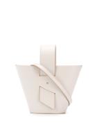 Carolina Santo Domingo Open-top Bucket Tote - Neutrals