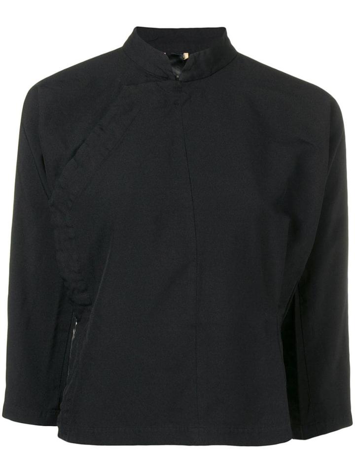 Comme Des Garçons Comme Des Garçons Mandarin Shirt - Black