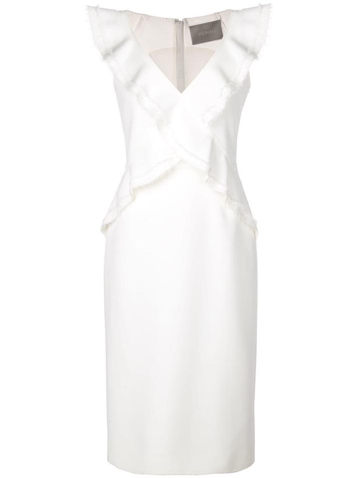 Jason Wu Collection Ruffle Neck Dress - White