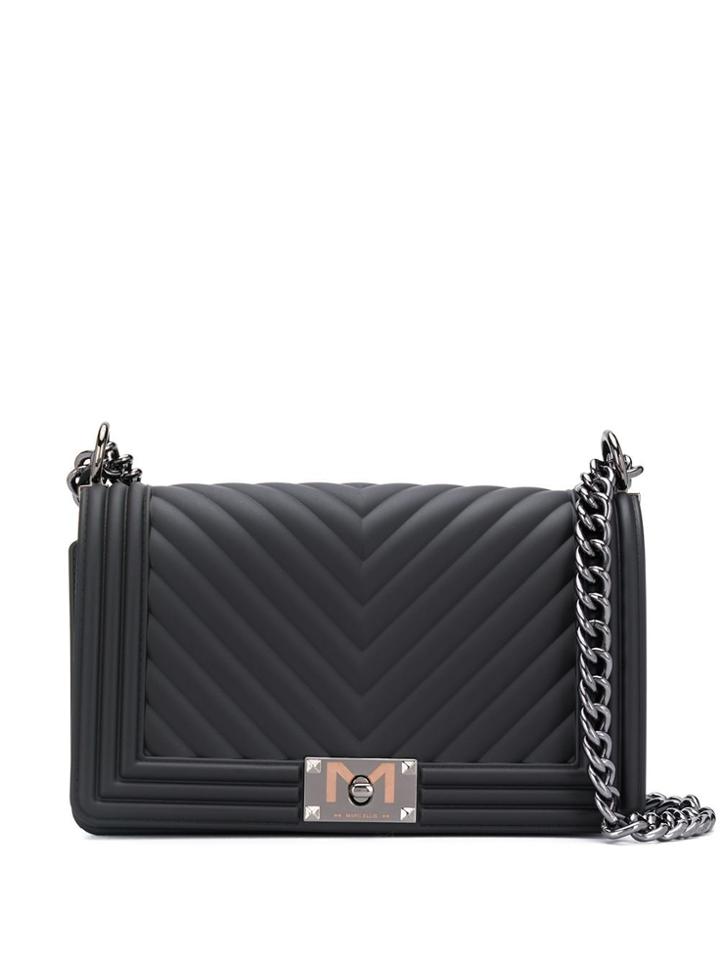 Marc Ellis Flat Quilted Shoulder Bag - Black