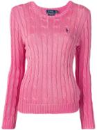 Polo Ralph Lauren Cable Knit Jumper - Pink