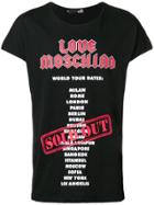 Love Moschino Sold Out T-shirt - Black