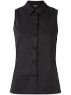 Paule Ka Sleeveless Fitted Blouse - Black