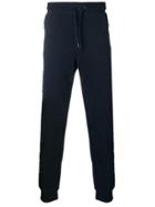 Emporio Armani Logo-tape Track Pants - Blue