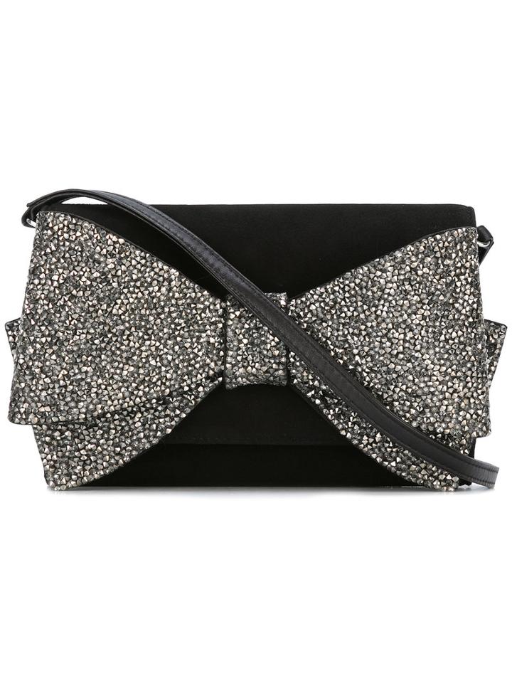 Giuseppe Zanotti Design Charlotte Shoulder Bag, Women's, Black, Chamois Leather