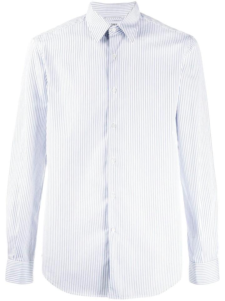 Aspesi Pinstripe Button-up Shirt - White