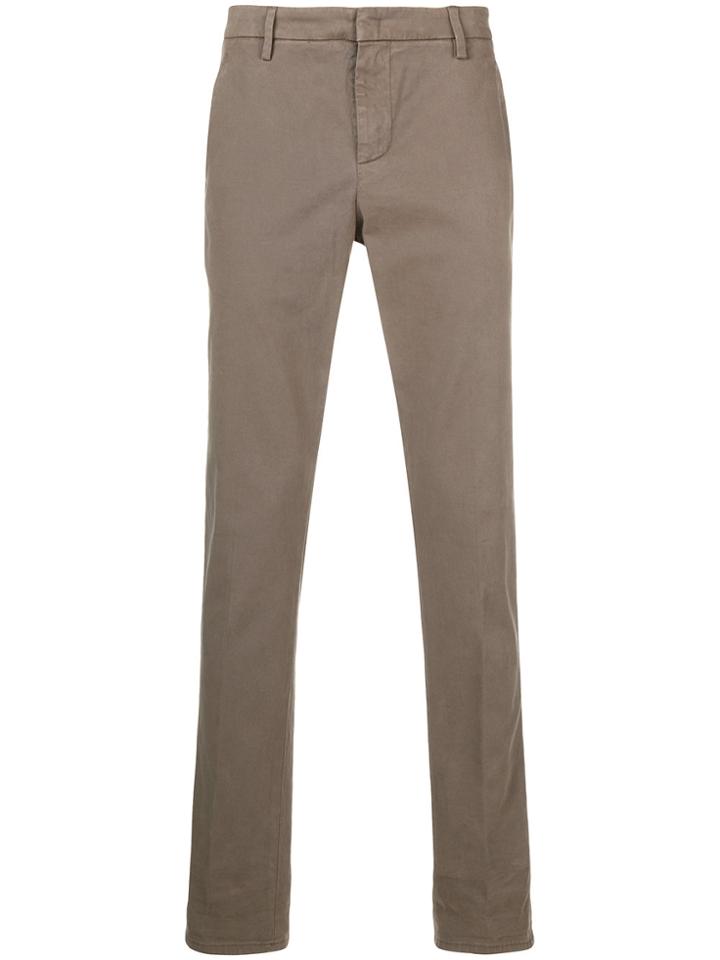 Dondup Tailored Fitted Trousers - Brown