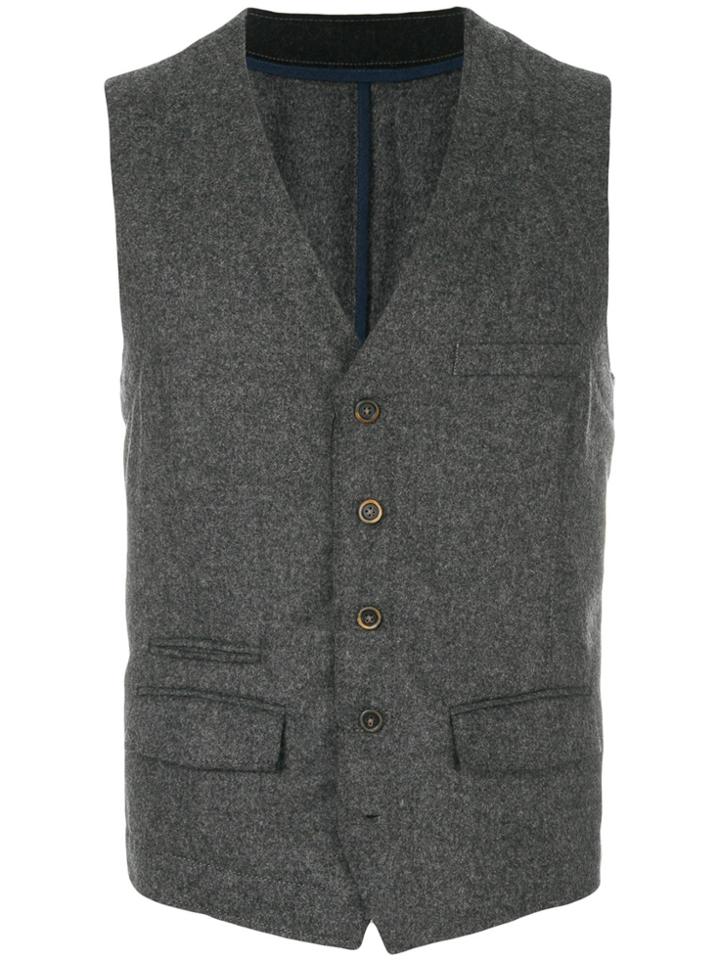 Weber + Weber Fitted Waistcoat - Grey