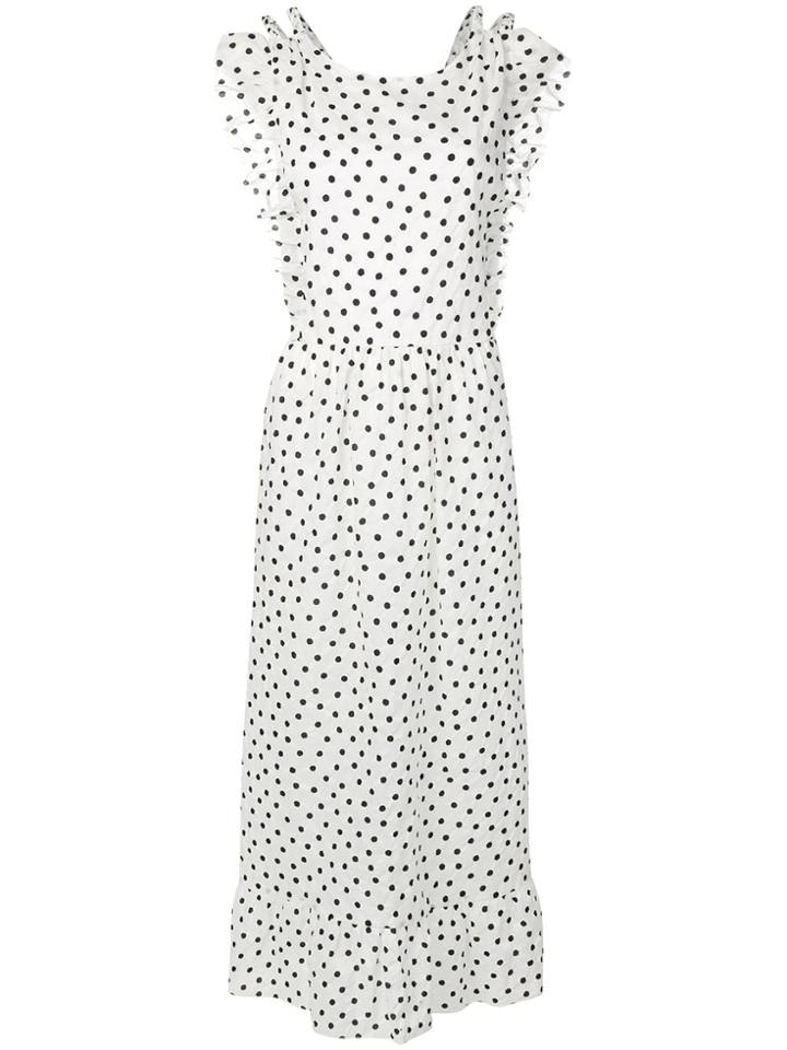 Red Valentino Polka Dot Dress - White