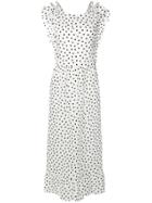 Red Valentino Polka Dot Dress - White