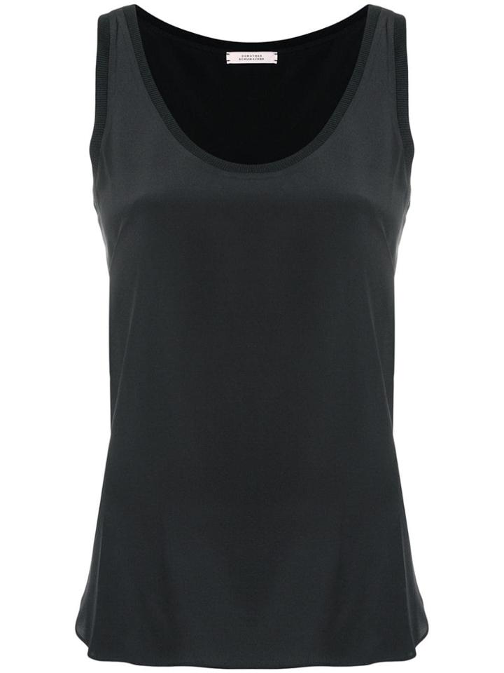 Dorothee Schumacher Divine Fluidity Tank Top - Black