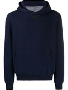 Brunello Cucinelli Triangle Panel Hoody - Blue