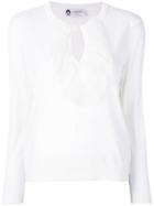 Lanvin Lace Trim Sweater - White