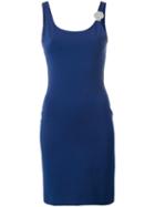 Versus Fitted Dress, Women's, Size: 46, Blue, Viscose/polyamide/spandex/elastane