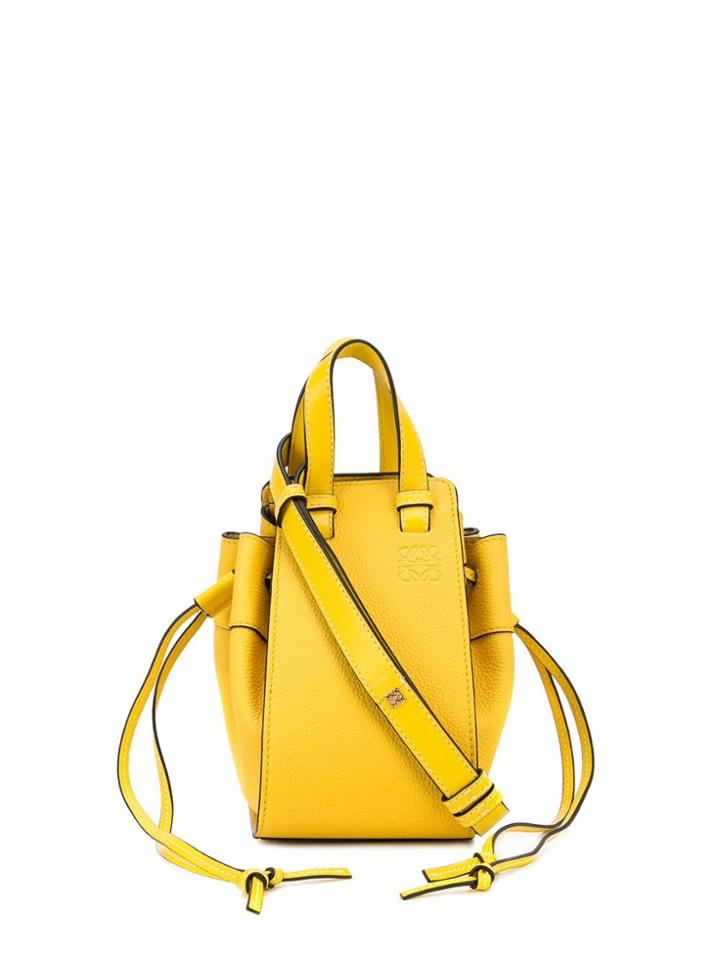 Loewe Small Hammock Shoulder Bag - Yellow