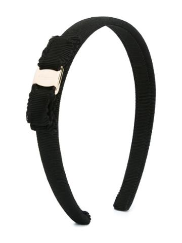 Salvatore Ferragamo Kids Bow Detail Headband, Girl's, Black