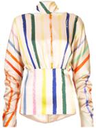 Silvia Tcherassi Canonigos Stripe Blouse - Neutrals