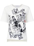 Gloria Coelho Rock Print T-shirt - White