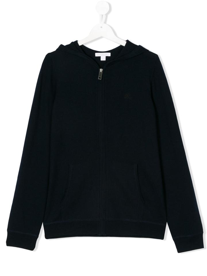 Burberry Kids Zipped Cardigan - Blue
