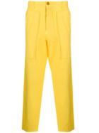 Comme Des Garçons Shirt Straight-leg Cargo Trousers - Yellow