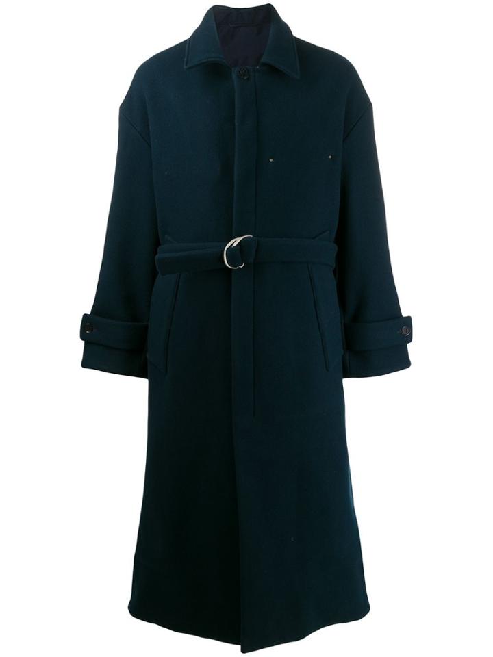 Études Oversized Trench Coat - Blue