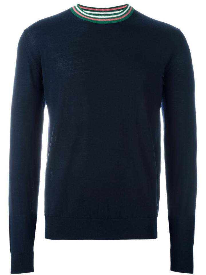 Paul Smith Striped Collar Jumper