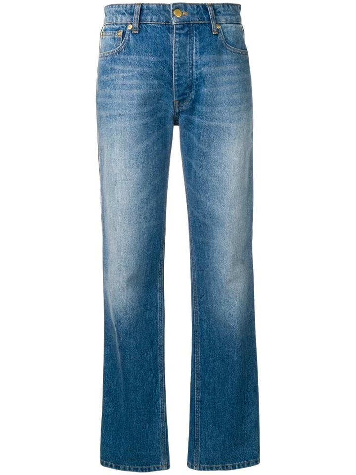Victoria Victoria Beckham Grosgrain Stripe Arizona Jeans - Blue