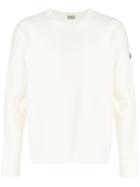Moncler Crew Neck Sweater - White