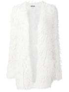 R13 Hairy Yarn Cardigan, Women's, Size: Small, White, Polyester/acetate/alpaca