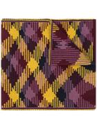 Missoni Checked Pattern Scarf - Yellow