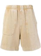 Ami Alexandre Mattiussi Short With Acid Washed Effect - Neutrals