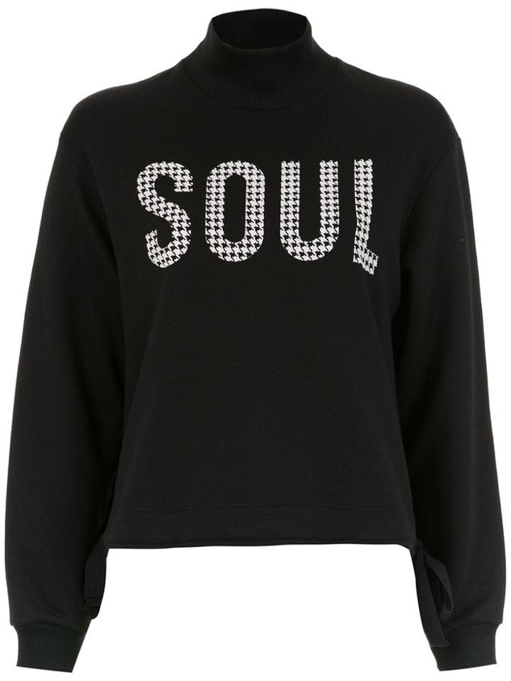 Nk High Neck Top - Black