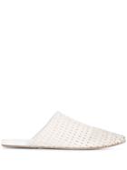 Marsèll Woven Effect Mules - White